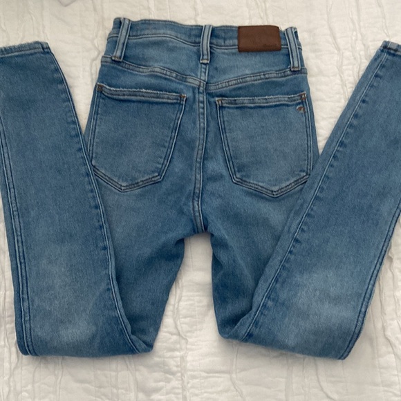 10” High Rise skinny madewell jeans size 24 - Picture 2 of 6